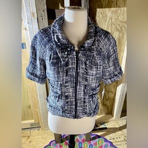 💥Carlisle Collection Short SleeveTweed Jacket💥 NWT